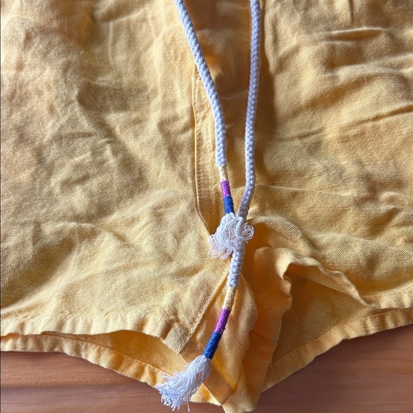 Yellow Women's Shorts - Picture 3 of 4